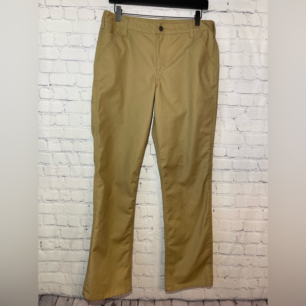 Carhartt Tan Straight Leg Women's Pants